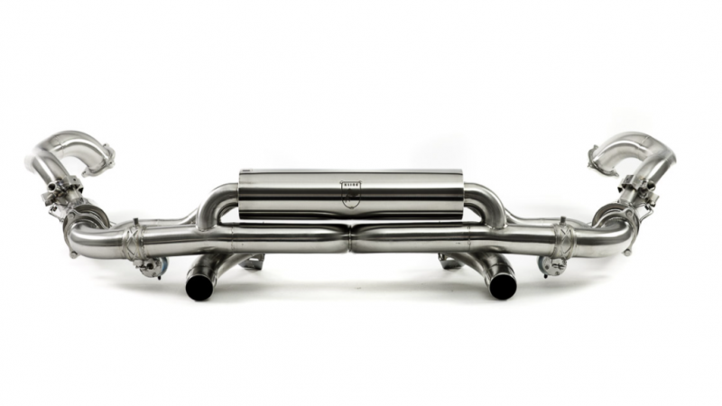 Photo of Kline Innovation Full Sport Exhaust with 200 Cell Catalyst Manifolds for the Porsche 718 Cayman GT4 RS/ Spyder RS - Image 3